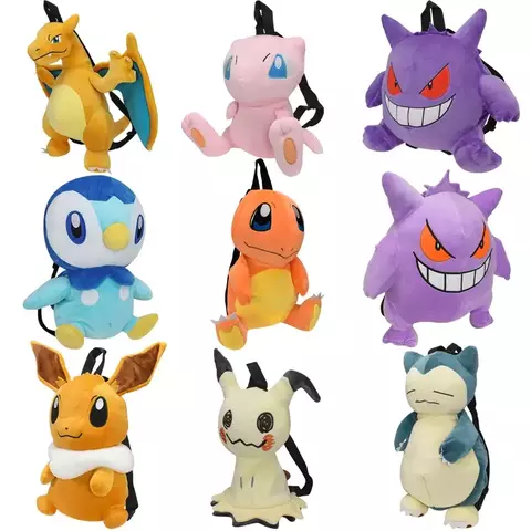 Mochilas Pokémon Anime (vários personagens)