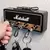 Porta Chaves Mini Amplificador Marshall Caixa de Som c/ Chaveiros