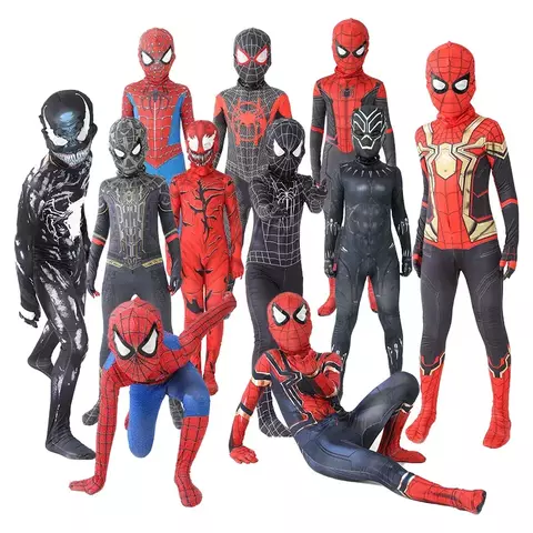Fantasia Homem-Aranha Infantil Cosplay - Vários Modelos