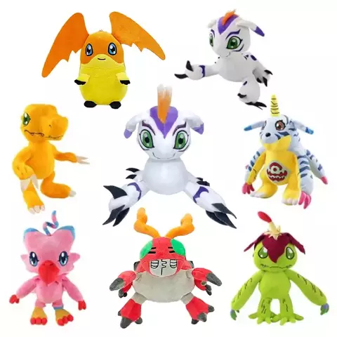 Pelúcias Digimon (Vários Personagens)