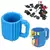 Caneca Blocos de Montar c/ Peças 350ml (Várias Cores)