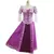 Vestido Princesa Rapunzel Filme Cosplay Adulto - loja online