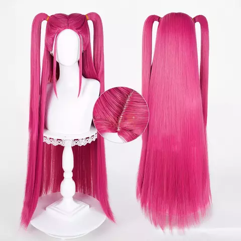 Peruca Mira Huntrix Cosplay Guerreiras do K-Pop - Qualidade Premium