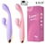 Vibrador com estimulador de clitóris