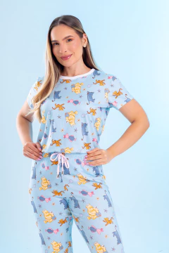 BÁSICO LONGO MANGA CURTA TURMA DO POOH - loja online