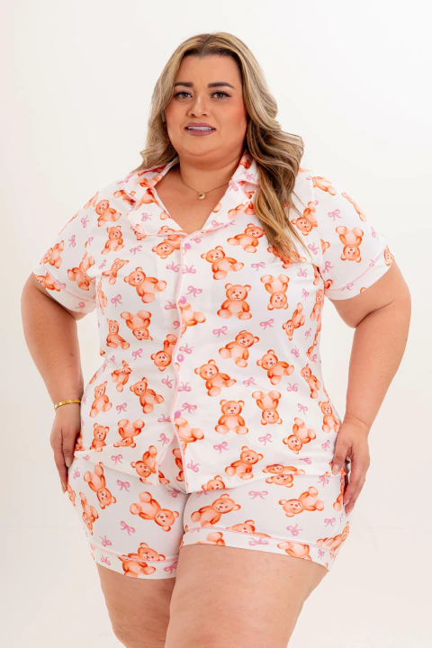 AMERICANO PLUS SIZE URSO LAÇO - comprar online