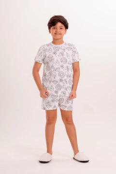 CURTO BÁSICO INFANTIL COMIDAS (PINTURA) - comprar online