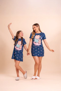 CAMISOLA BLUSÃO INF. CAPIVARA AZUL - tienda online