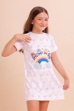 CAMISOLA BLUSÃO INF. LABUBU ARCO-ÍRIS - comprar online