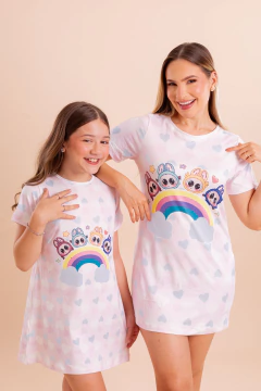 CAMISOLA BLUSÃO INF. LABUBU ARCO-ÍRIS - Revid Pijamas