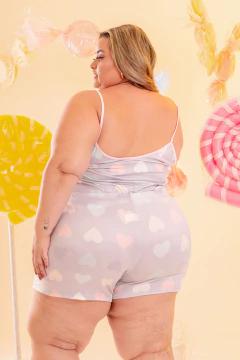 Imagem do BABY ALCINHA PLUS CINZA CORAÇÕES