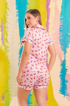 PIJAMA AMERICANO CURTO SALSICHINHA - Revid Pijamas