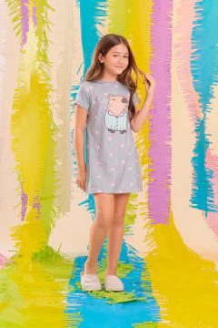 CAMISOLA BLUSÃO INF. CAPIVARA CINZA - loja online