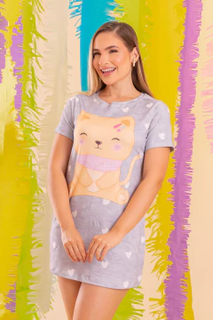 CAMISOLA BLUSÃO GATINHO - loja online