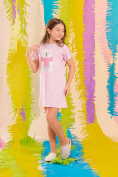 CAMISOLA BLUSÃO INF. URSO POLAR ROSA - comprar online