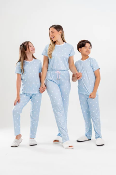 LONGO BÁSICO MG CURTA INFANTIL ESTRELA AZUL