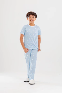 LONGO BÁSICO MG CURTA INFANTIL ESTRELA AZUL - comprar online