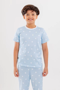 Imagem do LONGO BÁSICO MG CURTA INFANTIL ESTRELA AZUL