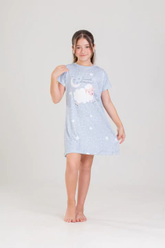 CAMISOLA BLUSÃO INF. OVELHA CINZA