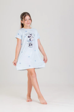 CAMISOLA BLUSÃO INF. MINNIE AZUL - Revid Pijamas