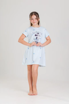 CAMISOLA BLUSÃO INF. MINNIE AZUL na internet