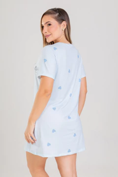 CAMISOLA BLUSÃO MINNIE AZUL - Revid Pijamas