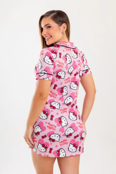 CAMISOLA AMERICANA HELLO KITTY - Revid Pijamas