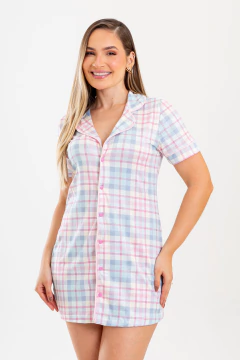 CAMISOLA AMERICANA XADREZINHO - loja online