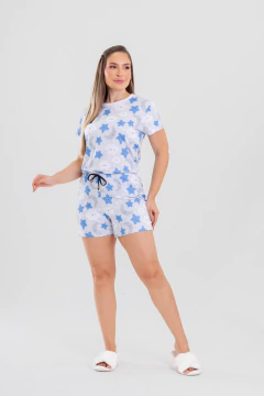BÁSICO CURTO ESTRELA CINZA - comprar online