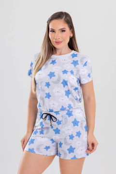 BÁSICO CURTO ESTRELA CINZA - comprar online