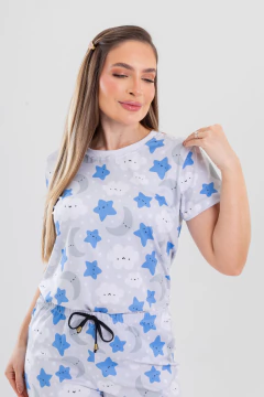 Imagem do BÁSICO CURTO ESTRELA CINZA