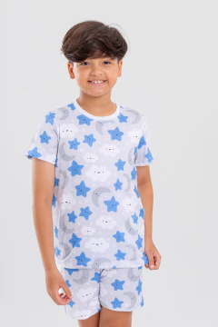 BÁSICO INFANTIL ESTRELA CINZA - loja online