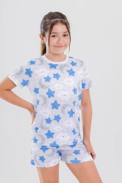 BÁSICO INFANTIL ESTRELA CINZA - Revid Pijamas