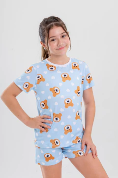 BÁSICO INFANTIL URSO AZUL - loja online