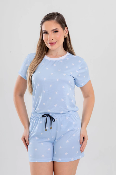 BÁSICO CURTO ESTRELA AZUL - comprar online