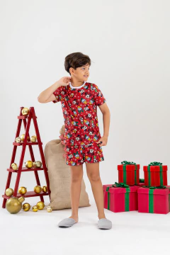 BÁSICO INFANTIL MICKEY VERMELHO (NATAL) - comprar online
