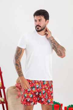 Imagem do PIJAMA MASCULINO MICKEY VERMELHO (NATAL)