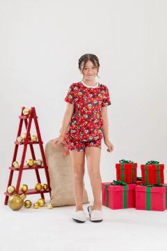 BÁSICO INFANTIL MICKEY VERMELHO (NATAL)