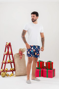 PIJAMA MASCULINO DOCES NATALINOS (NATAL)