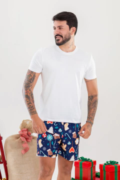 PIJAMA MASCULINO DOCES NATALINOS (NATAL) - comprar online