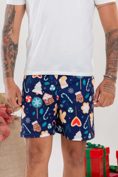 PIJAMA MASCULINO DOCES NATALINOS (NATAL) - loja online