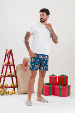 PIJAMA MASCULINO TURMA DO MICKEY (NATAL)