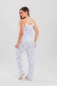 LONGO ALCINHA LACINHO AZUL - Revid Pijamas