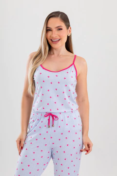 LONGO ALCINHA CORAÇÃOZINHO LISTRAS