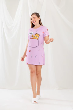 Imagem do CAMISOLA BLUSÃO GARFIELD ROSA