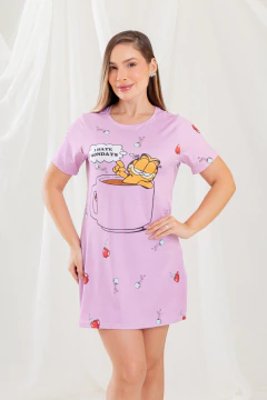 CAMISOLA BLUSÃO GARFIELD ROSA - comprar online