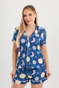 PIJAMA AMERICANO CURTO LUAS - loja online