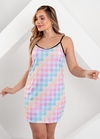 CAMISOLA ALCINHA CORAÇÃO XADREZ - comprar online