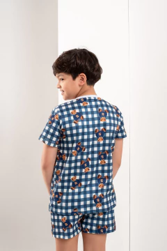 Imagem do CURTO BÁSICO INFANTIL UNISSEX URSO AZUL