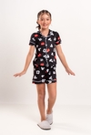 PIJAMA AMERICANO INFANTIL MICKEY PRETO - comprar online